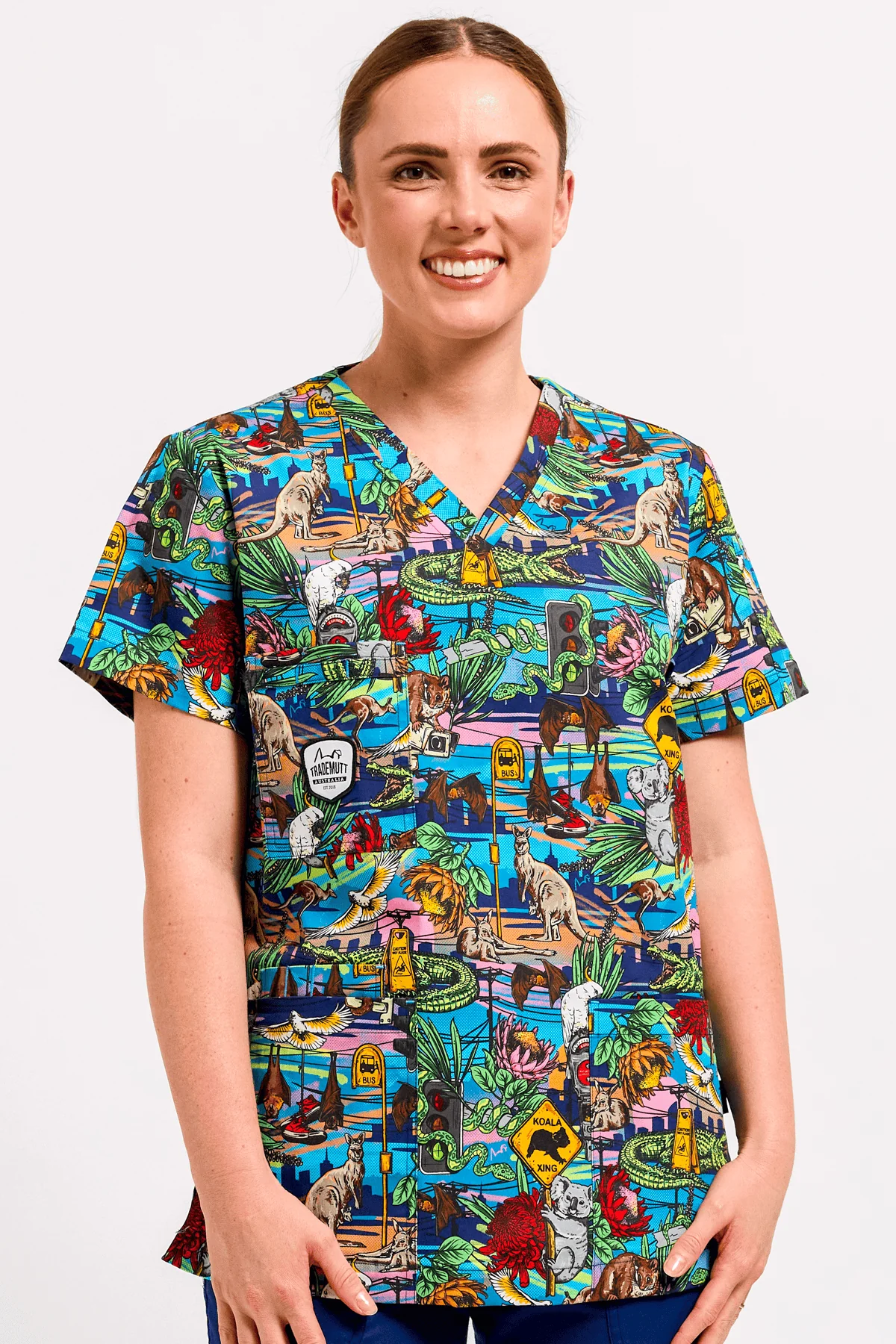 Scrub Tops, Pants, & Caps